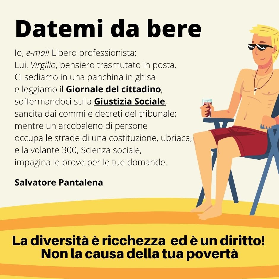 Salvatore Pantalena "Datemi da bere"